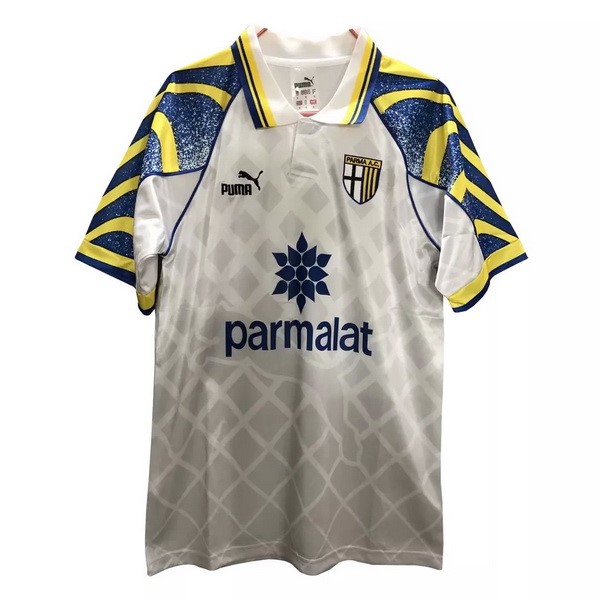 Camiseta Parma Replica Primera Ropa Retro 1995 1997 Blanco